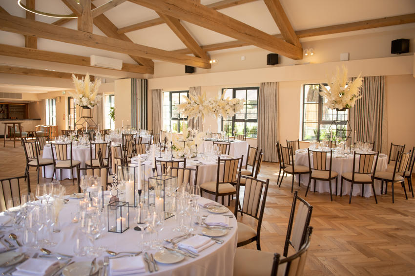 The Square Interior Decorated For A Wedding