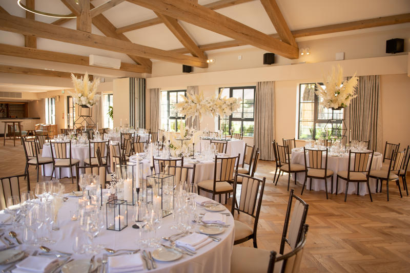The Square Interior Decorated For A Wedding