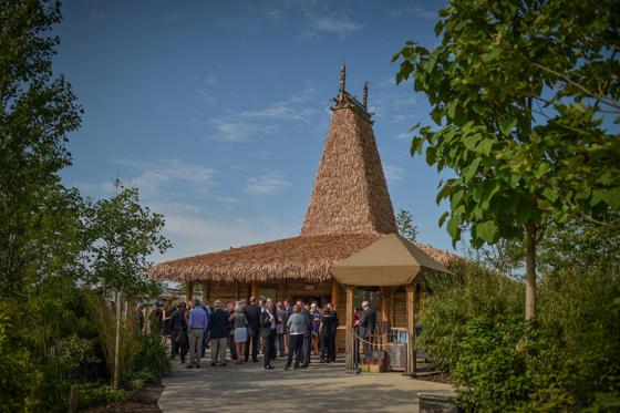 Meeting Outside Of Sumba House