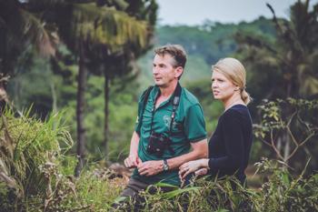 Two Zoo Conservationists In The Field