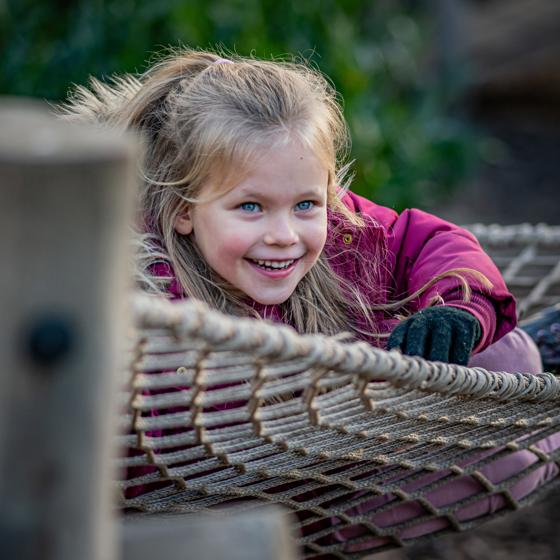 Young Girl In Play Area