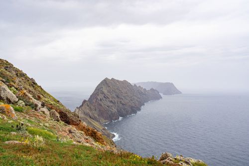 Desertas Island cliff edge