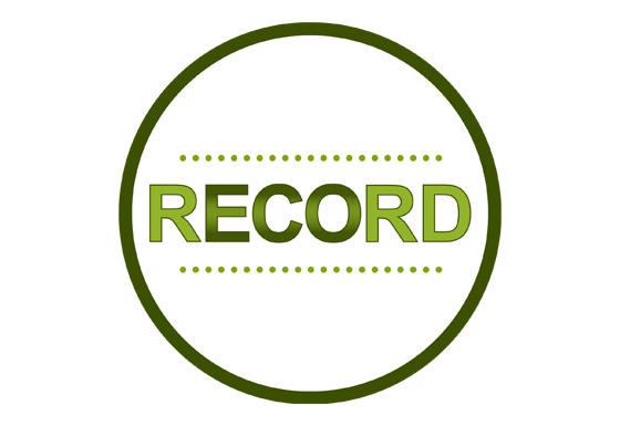 Record Logo