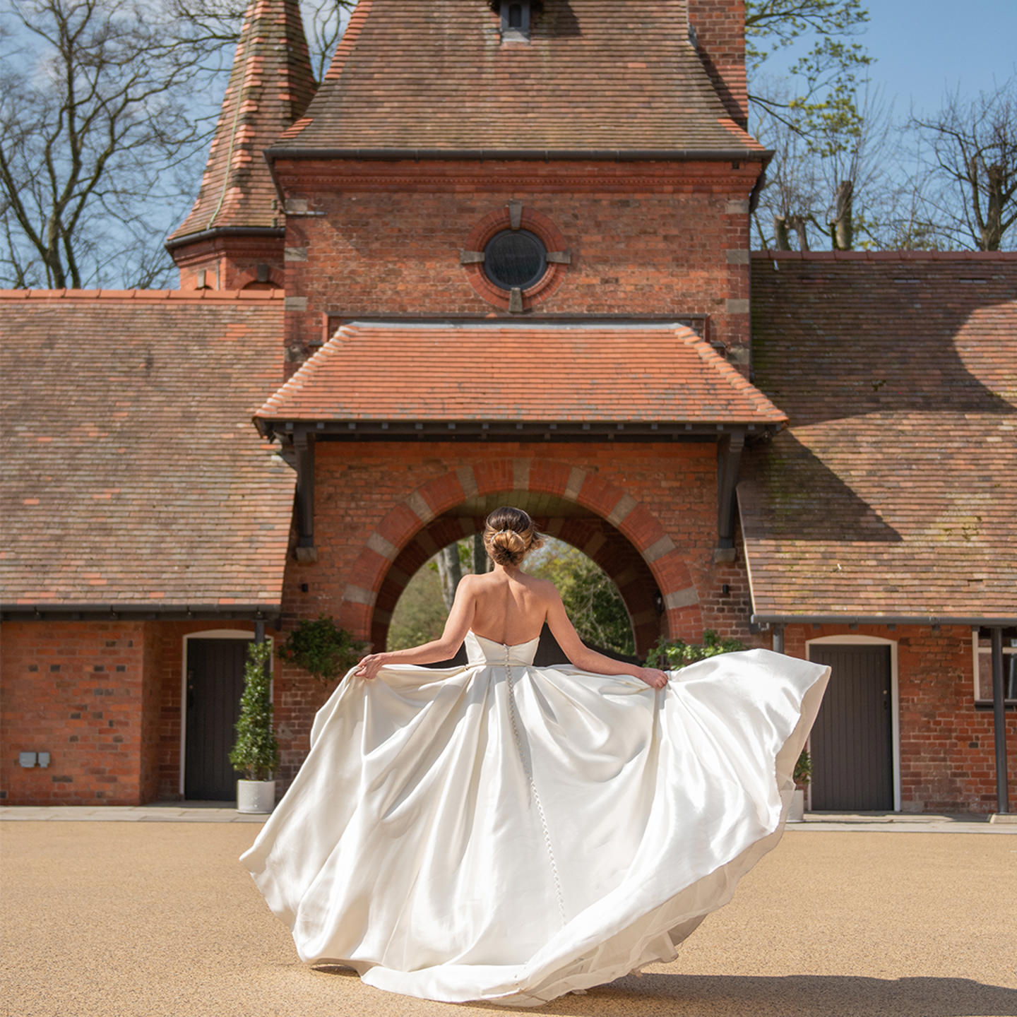 A Bride Facing The Square