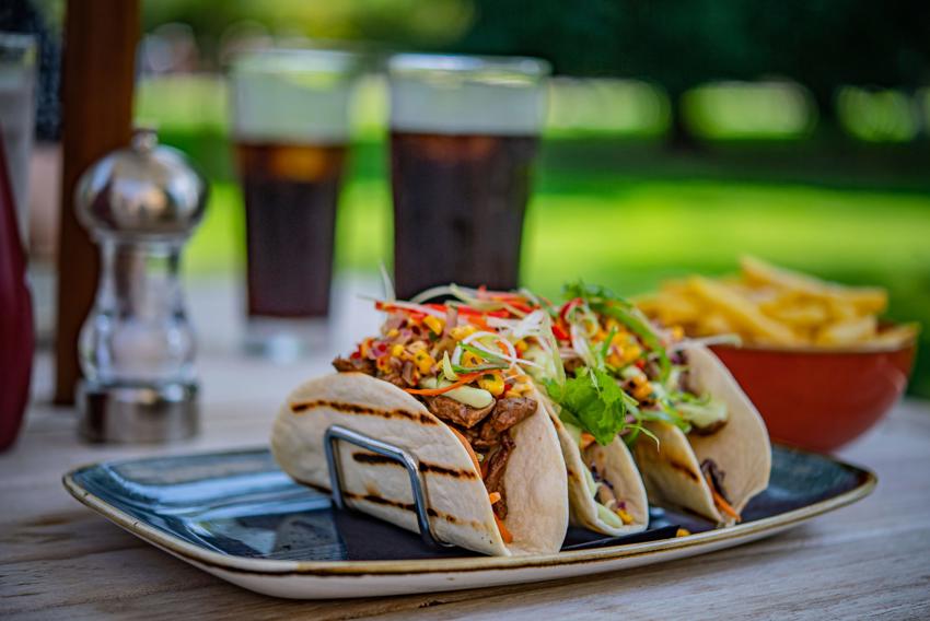 A Plate Of Tacos