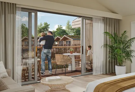 View Of Lakeside Lodge Interior Family Landscape (1)